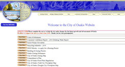 Desktop Screenshot of cityofosakis.com