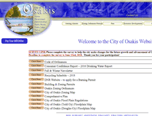 Tablet Screenshot of cityofosakis.com